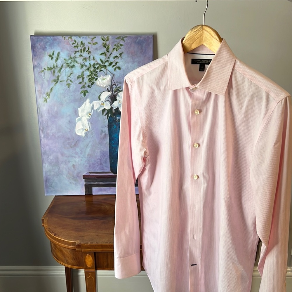 Banana Republic Non Iron Slim Fit Dress Shirt